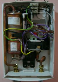 tankless water heater internals